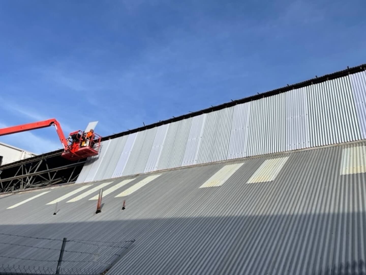 Avalon Airport hangar roof